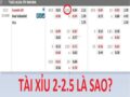 kèo T/X 2.25 là gì? Cách nhận biết thắng thua khi dự đoán