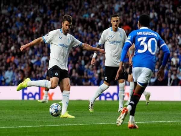 Đối đầu trận Club Brugge vs Rangers, 2h00 ngày 28/8